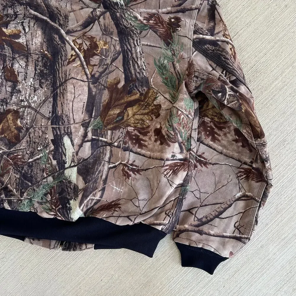 Carhartt camo active hooded work wear jacket
